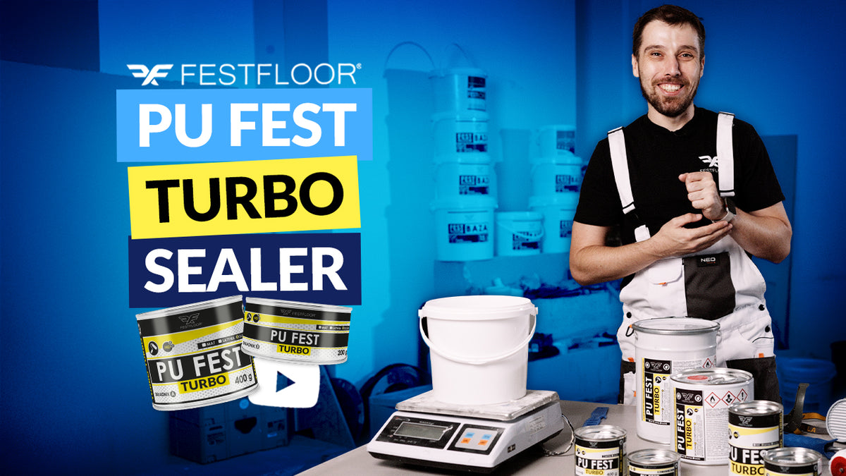 PU FEST TURBO – mikrocementszigetelő. Hogyan kell felhordani a padlólakkot?