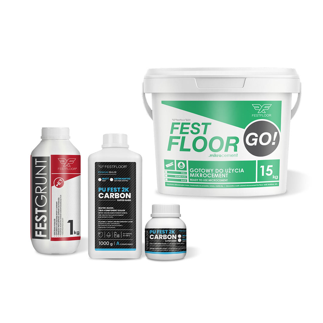 Mikrocement készlet falakhoz FESTFLOOR GO! - 10m²