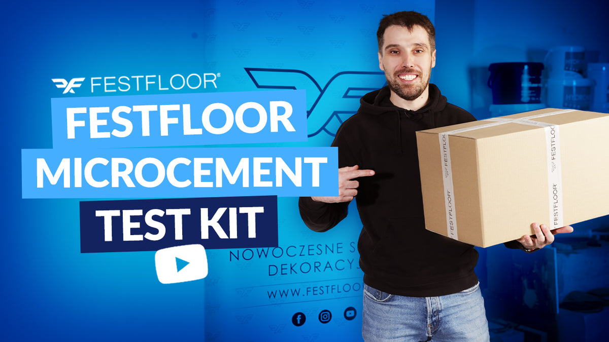 FESTFLOOR mikrocement tesztkészlet. Mintavételhez ideális